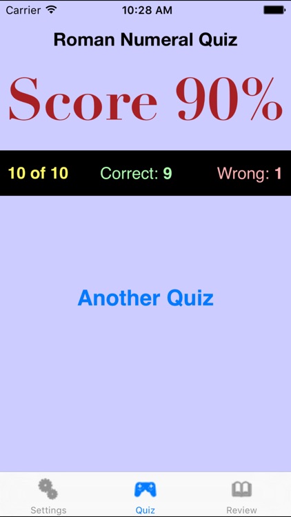 Roman Numerals Quiz screenshot-3