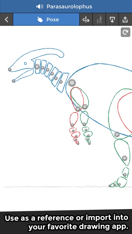 Pose & Draw Dinosaurs screenshot-1