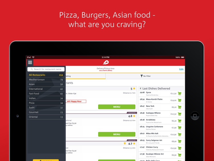 Lieferheld - Delicious food delivery service for i