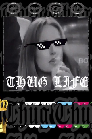 Thug Life photo sticker screenshot 2