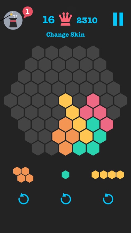 hexagon puzzle game on nook