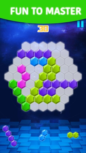 Hexagon Block - Tetra Puzzle Game Free(圖2)-速報App