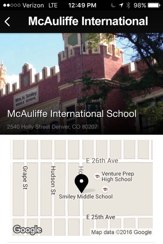McAuliffe International screenshot 2