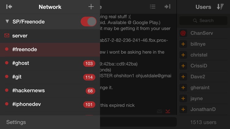 Machine X for IRC