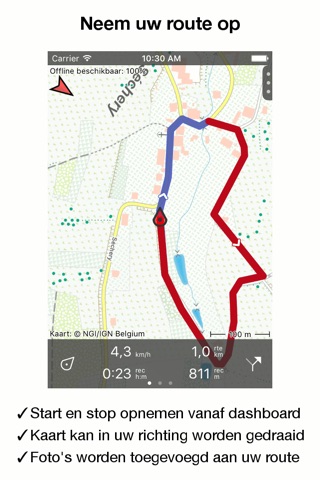 Topo GPS Belgium screenshot 4