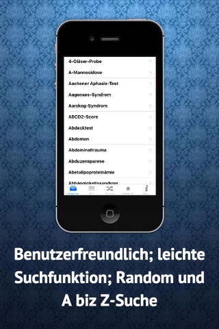 Medical Terms Dictionary German screenshot 2