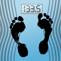 60beat Blue Bathroom Scale