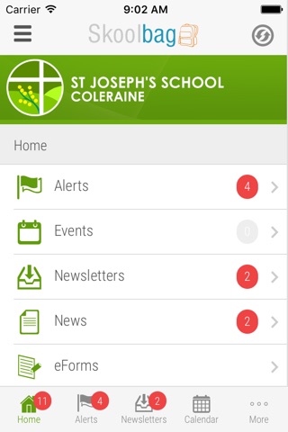 St Joseph's School Coleraine - Skoolbag screenshot 2