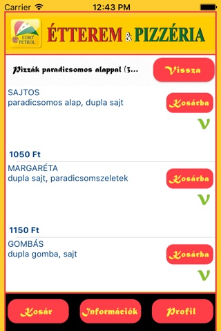 Euro Petrol Étterem screenshot 2