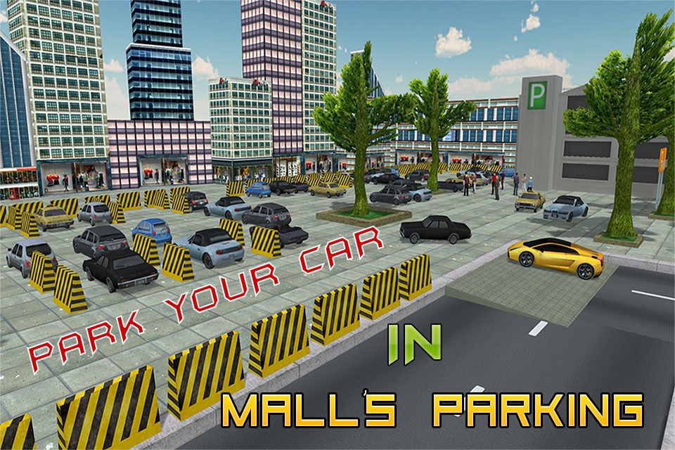 Shopping Mall Car Parking – Drive & park vehicle in this driver simulator game screenshot 2