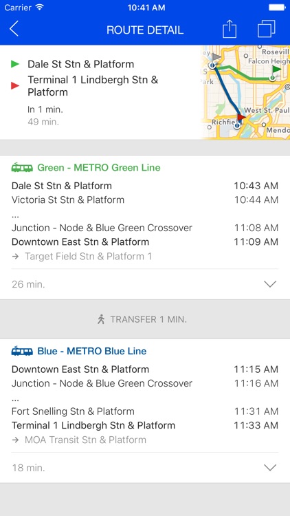 ezRide Minneapolis MetroTransit - Transit Directions for Bus, Train and Light Rail including Offline Planner screenshot-3