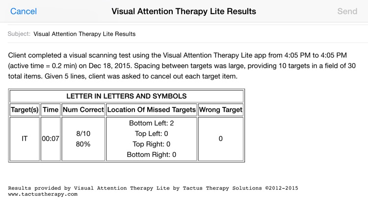 Visual Attention Therapy Lite - Cognitive Training screenshot-4