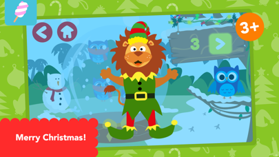 How to cancel & delete Math Tales - Christmas Time: Christmas Math in the Snowy Jungle from iphone & ipad 3