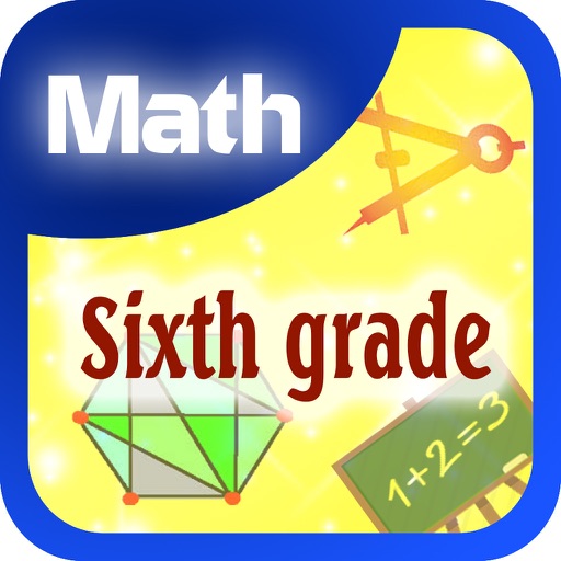 Math sixth grade icon