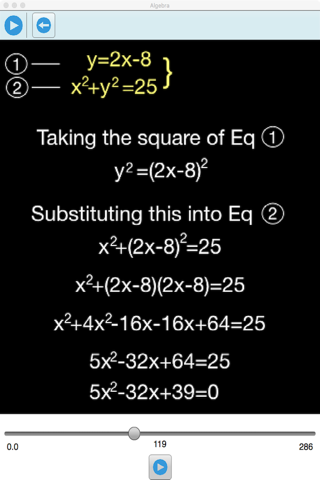 iGCSE Algebra (Edexcel & CIE) screenshot 3