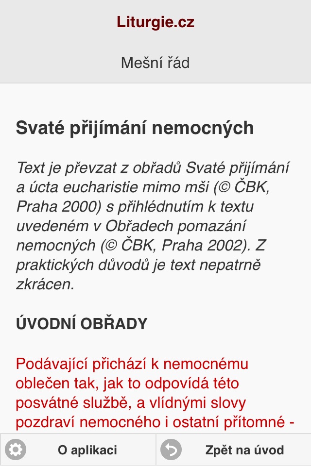 LiturgieCz screenshot 3