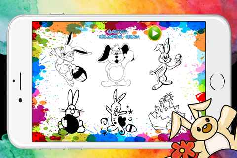 Easter Egg Kids Coloring Book Pages Game screenshot 3