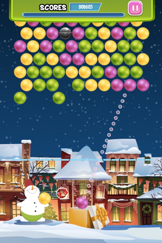 Winter Wonders Deluxe - New Bubble Shooter Mania Free Puzzle screenshot 3