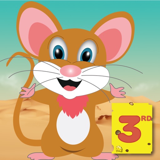 3rd Grade Math Gonzales Mouse Brain Fun Flash Cards Games Icon