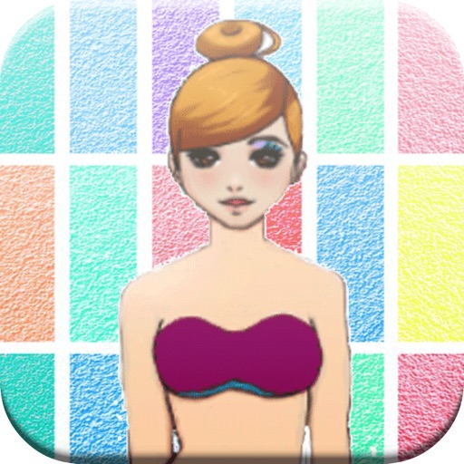 sexy girl dress up game icon