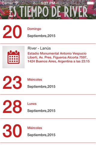 Es Tiempo de River screenshot 2