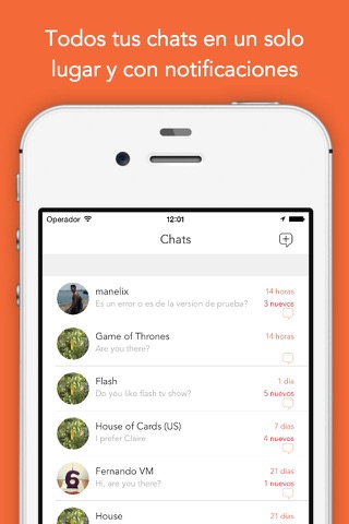 ChaTV: TV shows chats with your friends screenshot 4