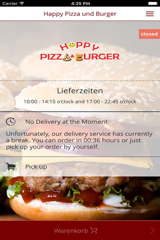 Happy Pizza und Burger screenshot 2
