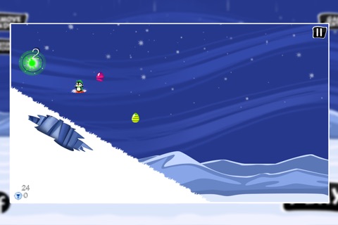 Penguin Winter Fun : The Snowboard Sport Crazy Cold Race - Gold screenshot 3