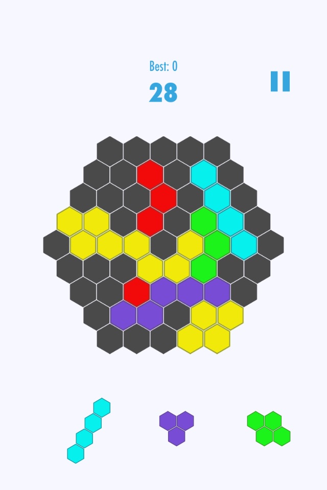 Super Block-Hexagon Puzzle screenshot 3