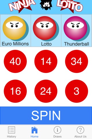 Ninja Lotto screenshot 2