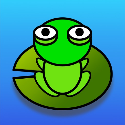 Frog Races, for babies. Icon