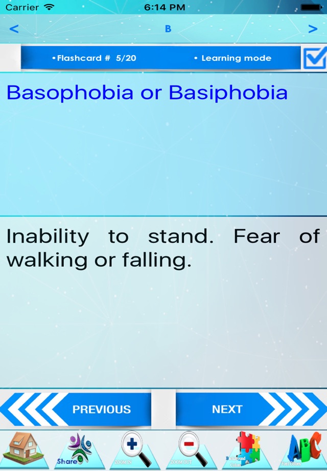 Phobiopedia: The Phobia Encyclopedia (+500 concepts) screenshot 2