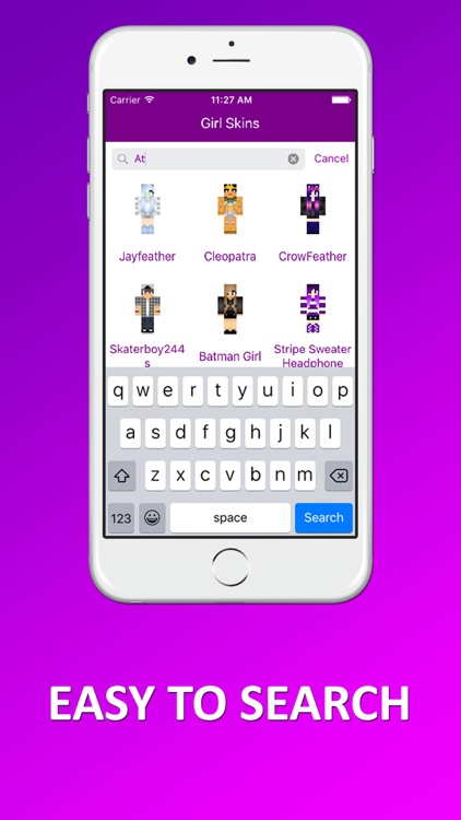 3D Girl Skins 2 for Minecraft Pocket Edition