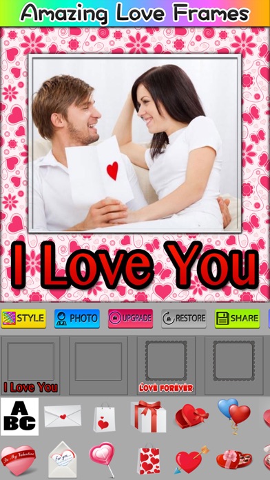 Love You Photo Frames and Stylesのおすすめ画像2