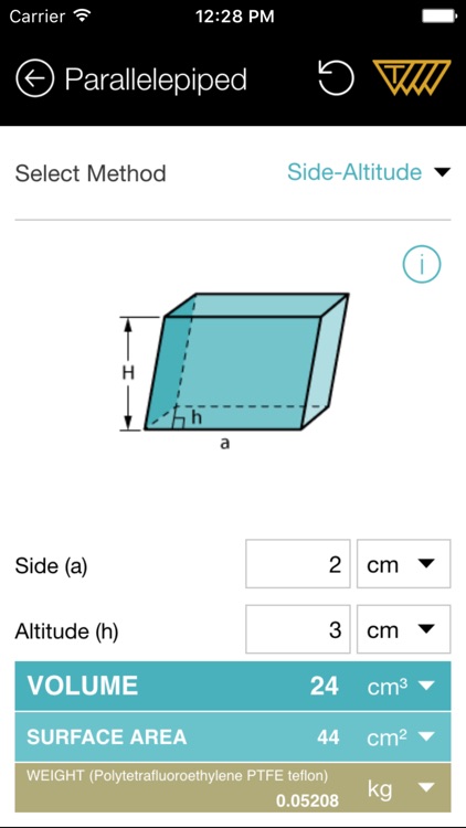 Area Volume Calculator