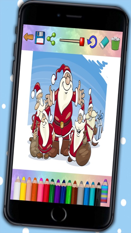 Coloring book Christmas paint magic - Premium screenshot-4