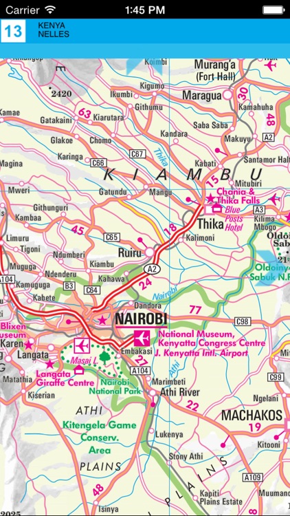 Kenya. Tourist map screenshot-3