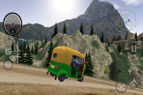 Drive Mountain TukTuk Rickshaw  Sim screenshot 4