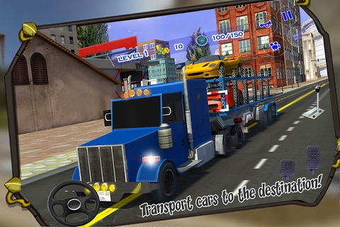 Car Transporter Big Truck 2016 screenshot 4
