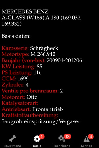 Auto Info 2016 German screenshot 2