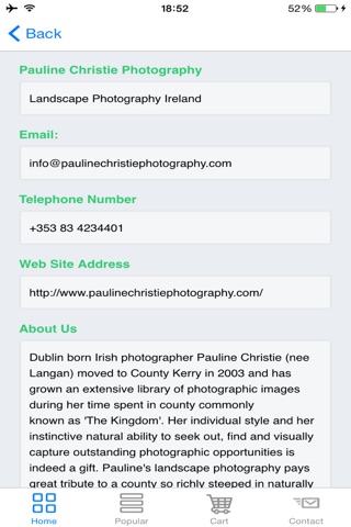 Pauline Christie Photography for iPhone screenshot 2