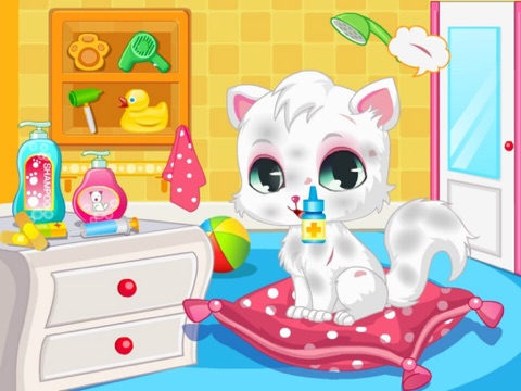 Pet Cat Spa And Salon Games HD - The hottest pet spa hair salon games for girls and kids! screenshot 4