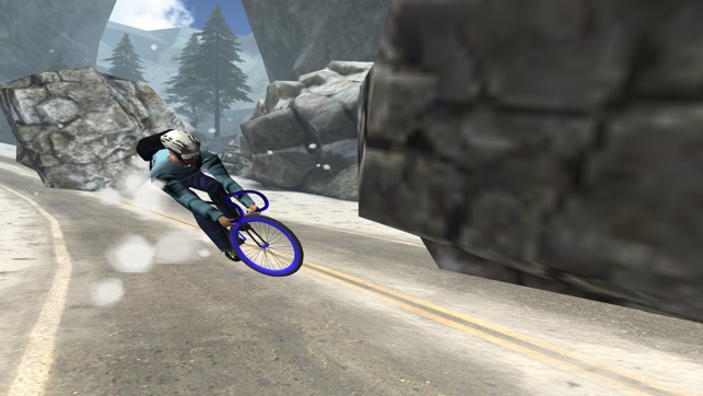 3D Winter Road Bike Racing - eXtreme Snow Mountain Downhill (圖4)-速報App