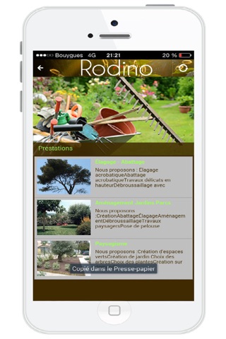 Rodino Jardin screenshot 2