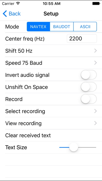 NAVTEX Pad