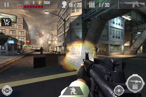 Urban Commando Shooting Blackout 3D screenshot 2