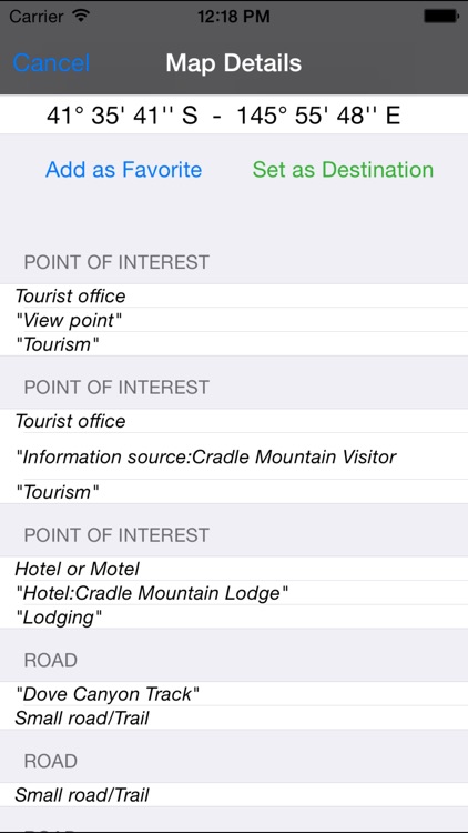 Cradle Mountain-Lake St Clair National Park- GPS and outdoor map with guide screenshot-3