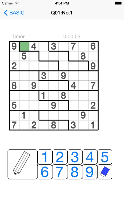 Daily Jigsaw Number Place