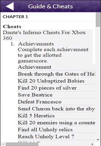 PRO - Dantes Inferno Game Version Guide screenshot 2