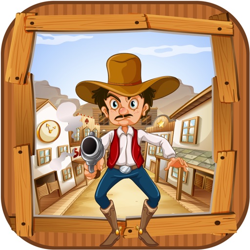 Cowboy Gunslinger Town - The Wild West New Gun Shooter Free Game Icon